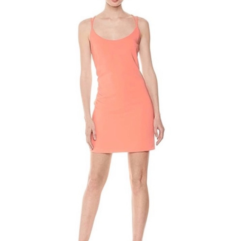 French Connection coral backless strappy dress sz 6